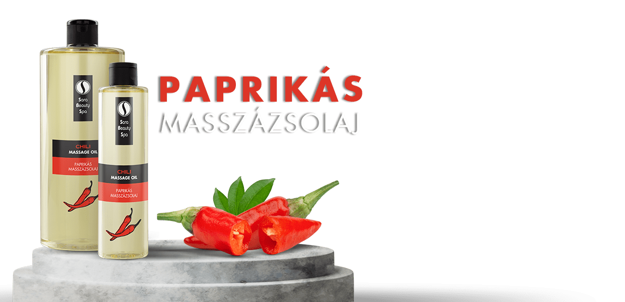Masszázsolaj - Paprikás - 1000ml
