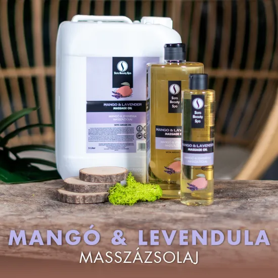Masszázsolaj - Mangó és Levendula - 1000ml