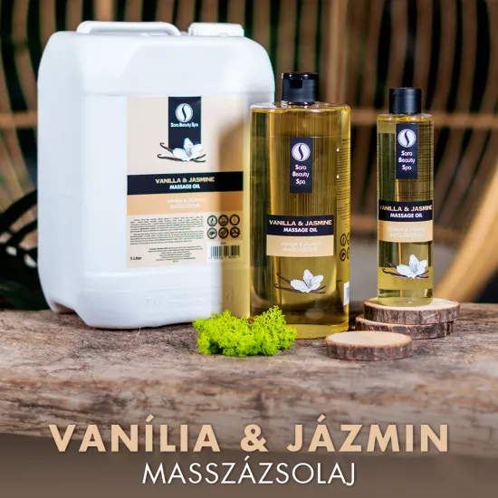 Masszázsolaj - Vanília és Jázmin - 250ml