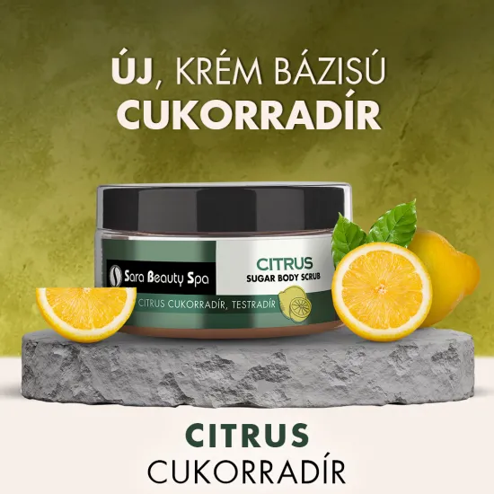 Bőrradír és Testradír - Citrus Cukorradír - 300ml