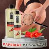 Narancsbőr elleni masszázsolaj - Paprikás masszázsolaj - 250ml